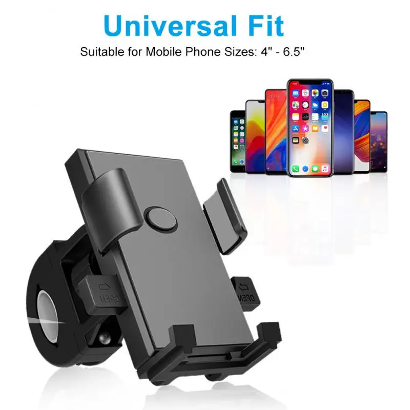 

Universal Waterproof Bike Phone Holder Suitable For Moto Electric Vehicles Outdoor Riding Aluminum Alloy Navigation Brackets