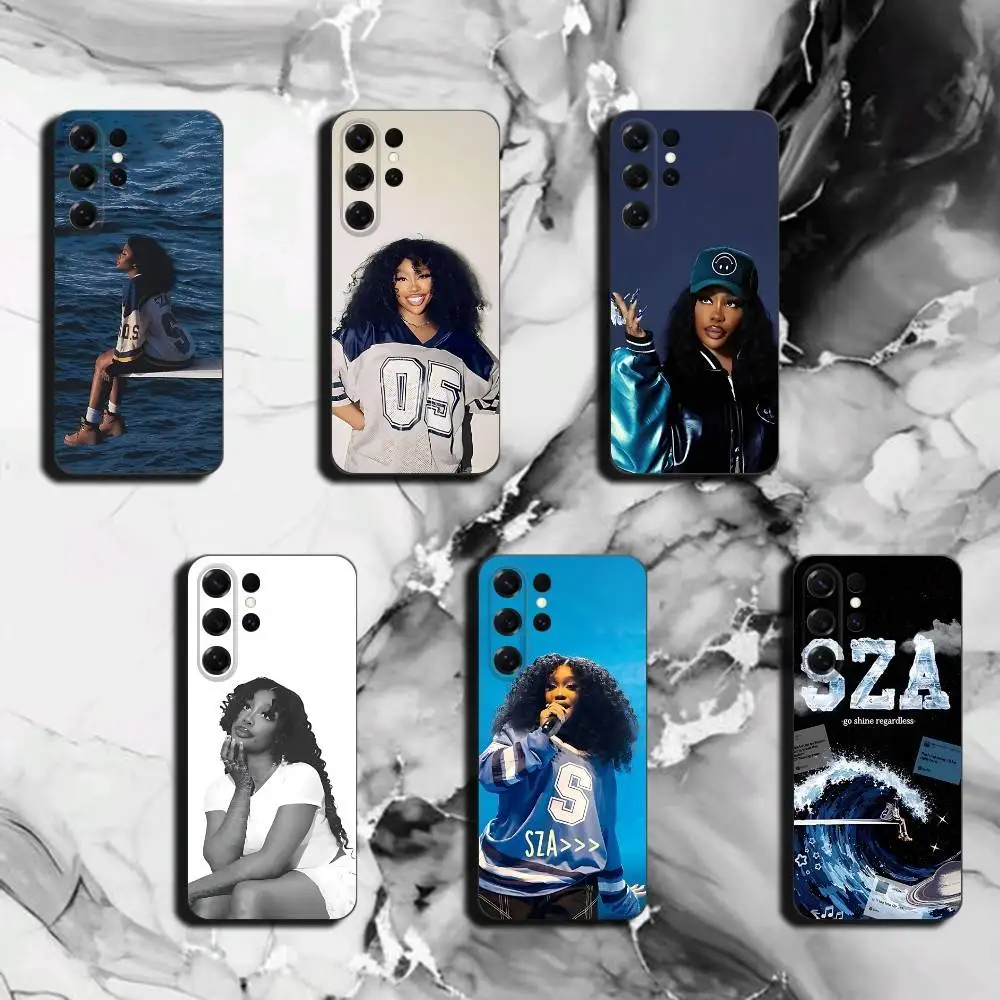 Фото Чехол Singer S-SZA для Samsung S26 25 24 23 22 21 Ultra, из жидкого силикона, мягкий, силиконовый, Plus №1