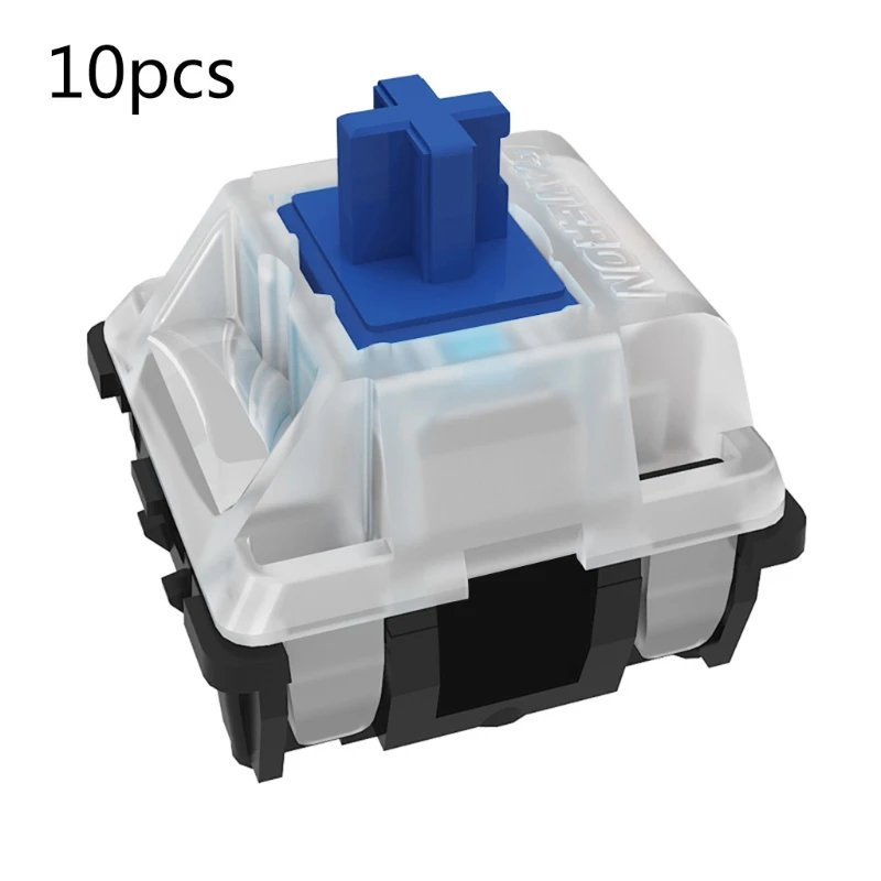 Переключатель Gateron для механической клавиатуры SK61 GK64 GK61, желтый, серебристый, зеленый, синий, красный, коричневый, черный