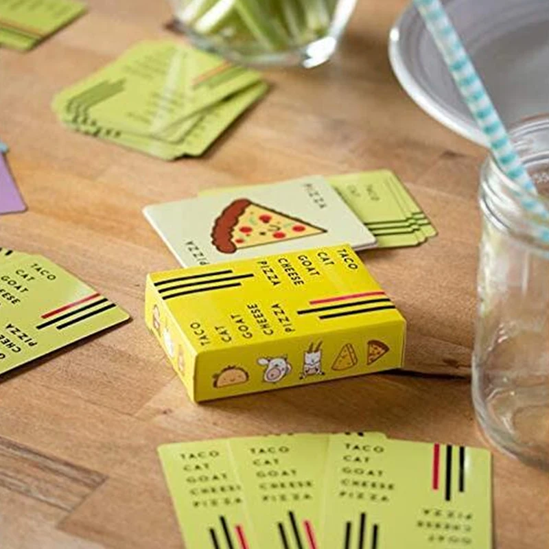 Лидер продаж развлекательная игра для семейвечерние 4-х игровая настольная Taco Cat |