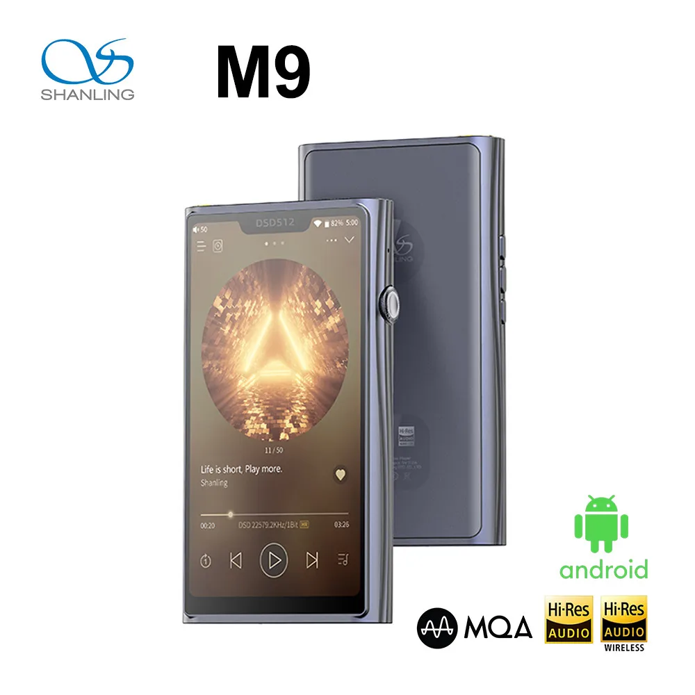 Портативный музыкальный плеер Shanling M9 Android MP3-плеер с двумя ЧИПАМИ AKM AK4499EQ DAC Bluetooth 5 0