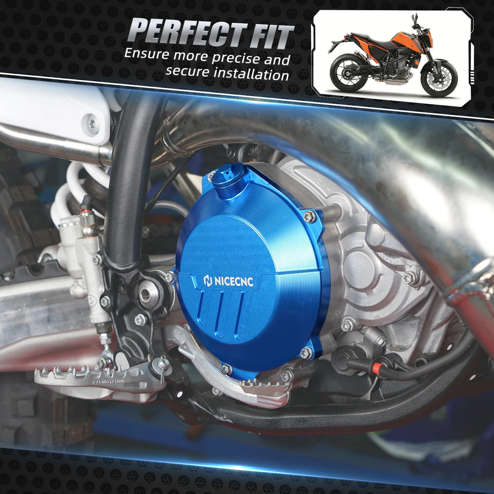 Для Husqvarna TE300 TE250 TE 300 250 2024 FC350 FC FX FS TX 350 450 2023-2024 усиленная муфта защитная крышка