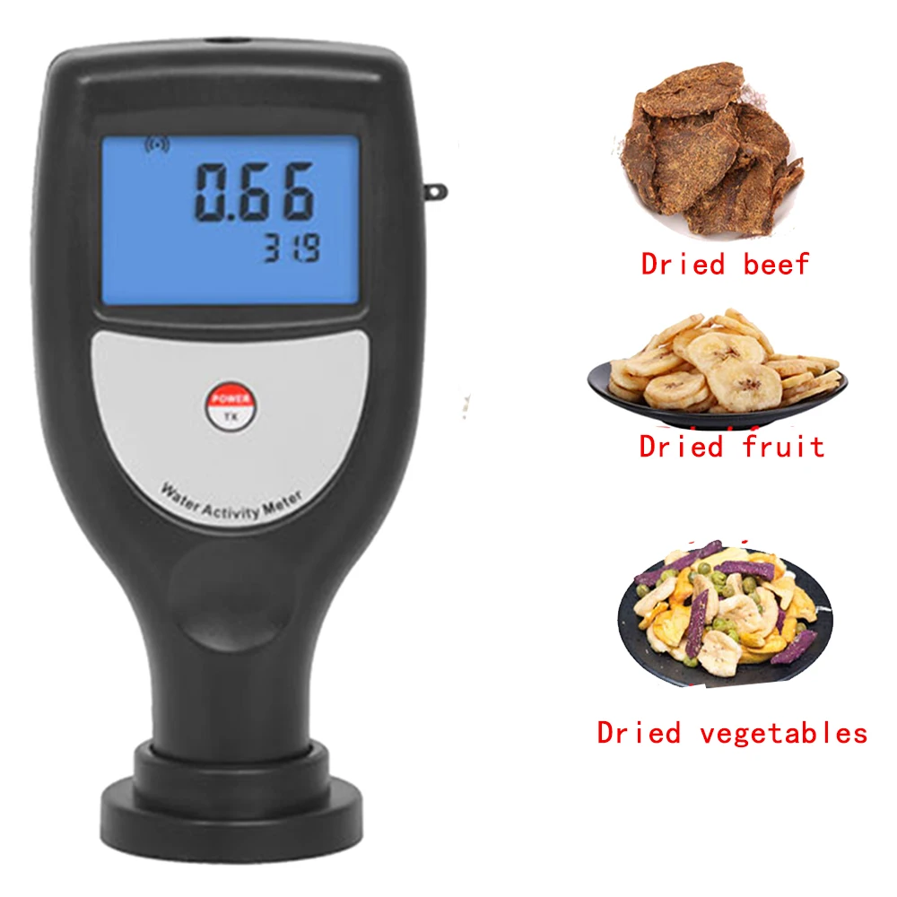 

Water Activity Meter Tester Monitor analyzer For beef jerky Dried fruit vegetables 0 to 1.0aw Range
