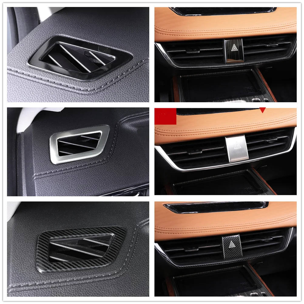 

For Haval Jolion 2021 2022 Accessories Car Side Air Conditioning Center Air AC Outlet Vent Decoration Cover Trim Interior
