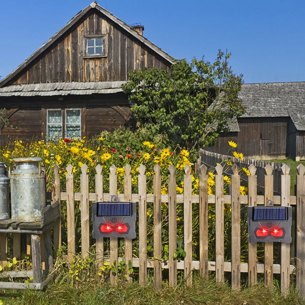 1/2 шт. ультразвуковой отпугиватель животных на солнечной батарее