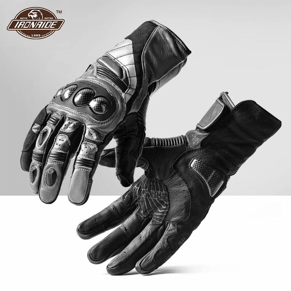 

Motorcycle Gloves Touch Screen Breathable Guantes Moto Men Women Motocross Motorbike Racing Riding Fullfinger Guantes