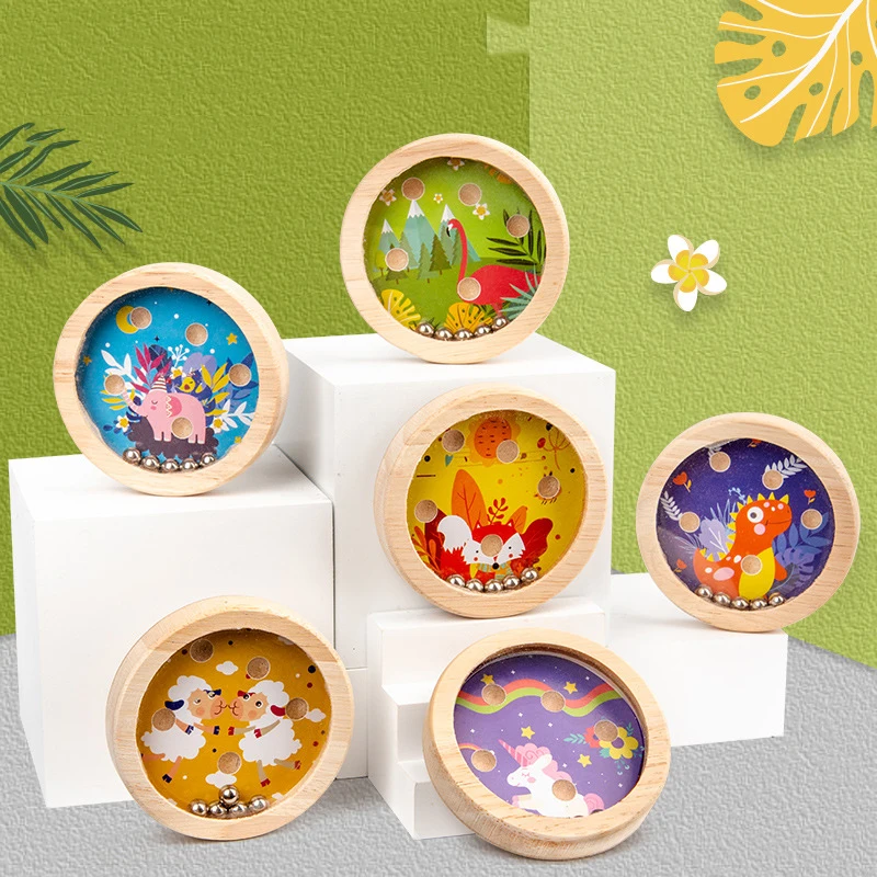 

Wooden Cartoon Maze Toy Children's Birthday Party Guests Gifts Holiday Gifts Pinata Kids Toy Giveaways Christmas Party Favors