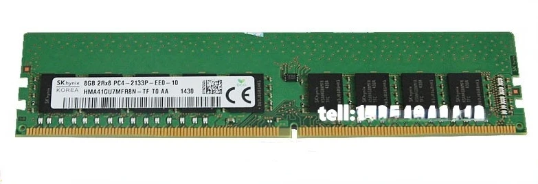 

8G 2rx8 PC4-2133P-E DDR4 2133 UDIMMs Pure ECC 8gb