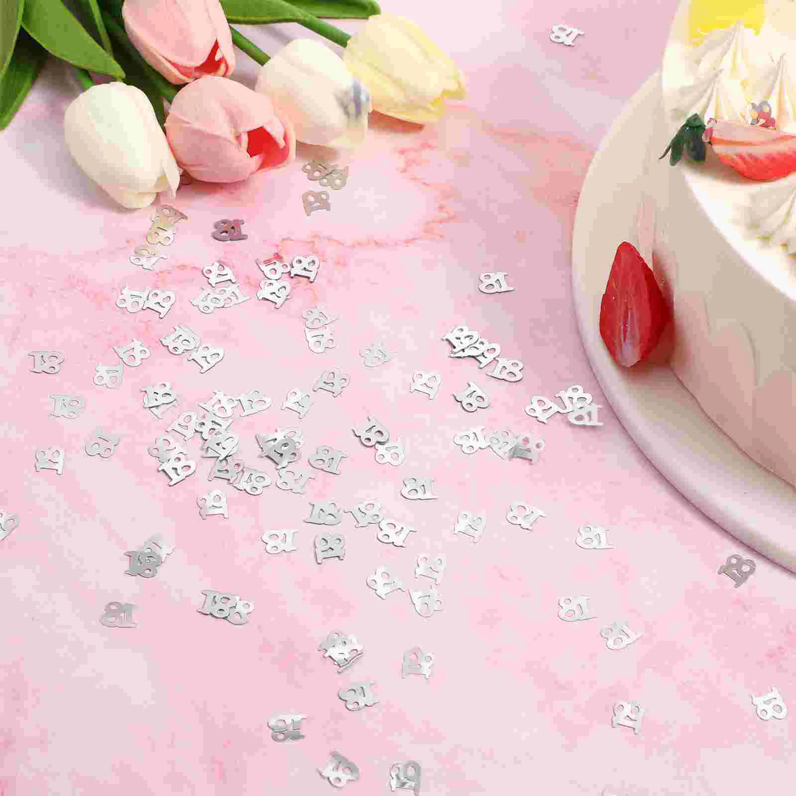 600 шт. украшения из воздушных шаров конфетти на день рождения золотой номер стола