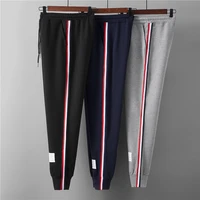 summer tide brand new tb side webbing sweatpants striped casual sports pants beam long pants men and women couples