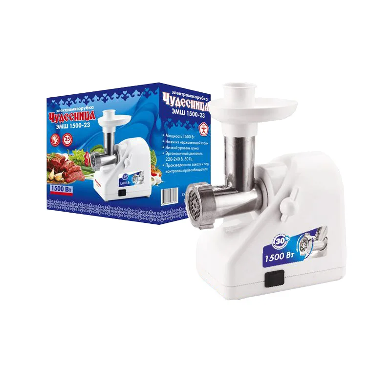 Мясорубка электрическая Чудесница ЭМШ-23 (Пиковая мощность 1500 Вт