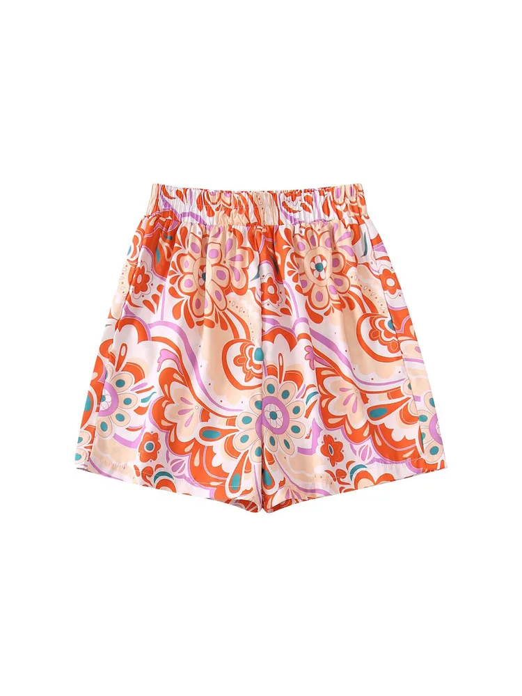 

Шорты женские атласные с эластичным поясом, с бантом на завязках