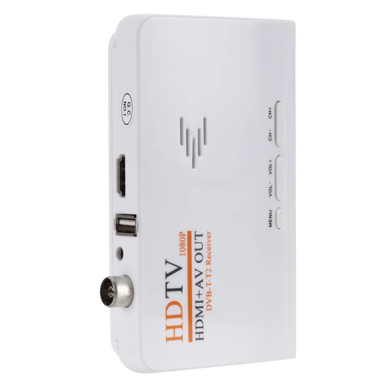 DVB-T DVB-T2 TV Box спутниковый ресивер цифровой эфирный HDMI 1080P T/T2 AV CVBS HD ТВ-тюнер приемник