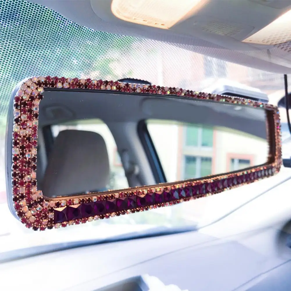 

Fashionable Car Rear Mirror Delicate Decoration Rearview Mirror Car Mirror Replaceable Universal Rear View Mirror for Vehicle