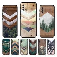 forest geometry wood nature case cover for moto g30 g50 g60s g9 g8 moto one fusion g stylus edge 20 plus shockproof shell