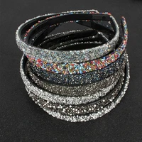 luxury crystal pearl bands fashion women hairbands padded hair hair accessories hoop hair sparkly bands a9q4