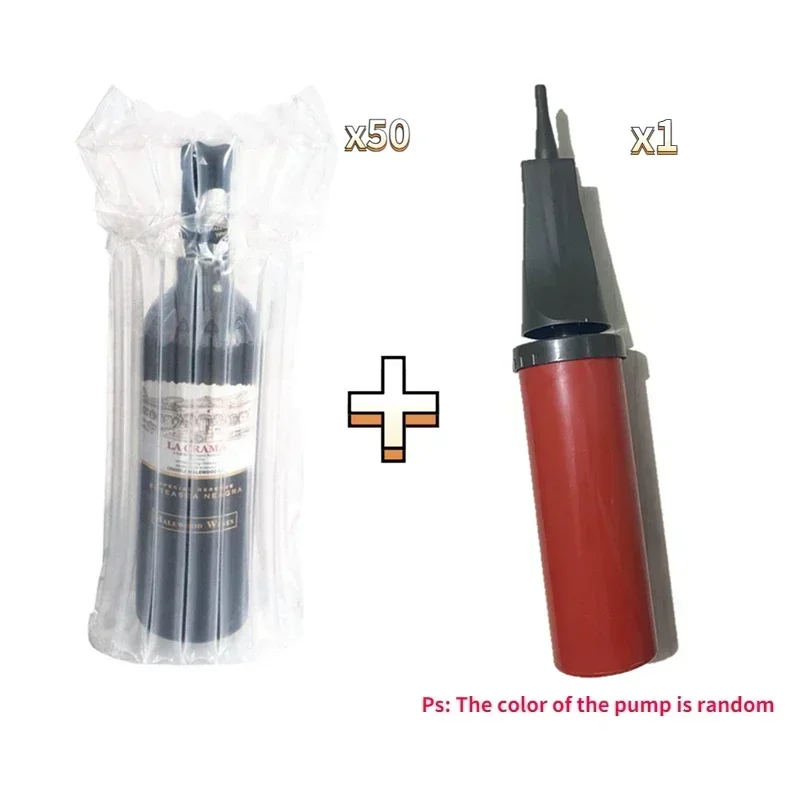 

Пузырчатые пакеты для бутылок вина, 50 шт.