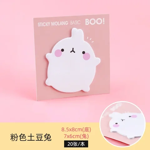 Липкие заметки с кроликом