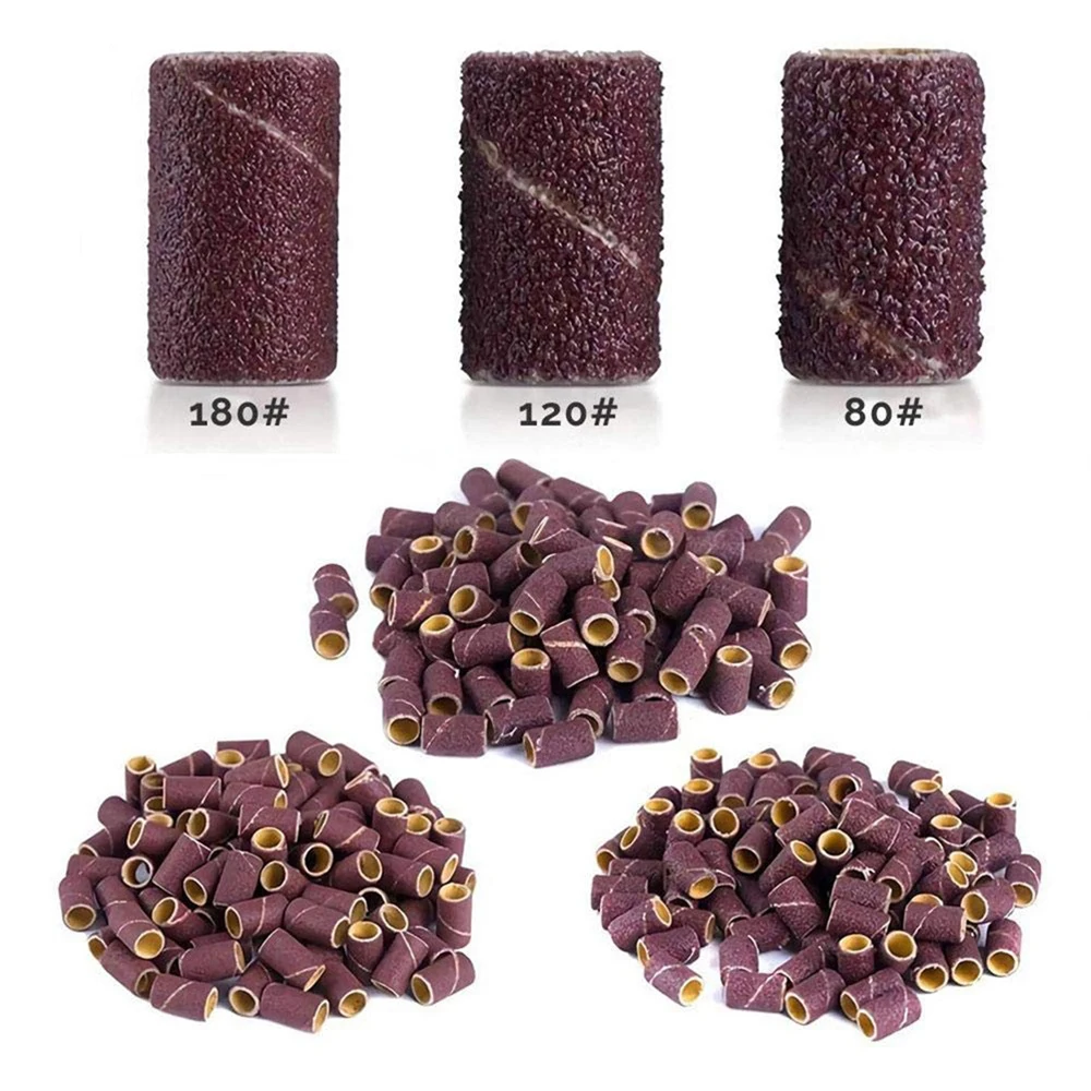 

High Quality Nail Polishing Head Grinding Wheel Grinding Machine Special Grinding Ring 80#120#180# 50/100 Pack Wholesale