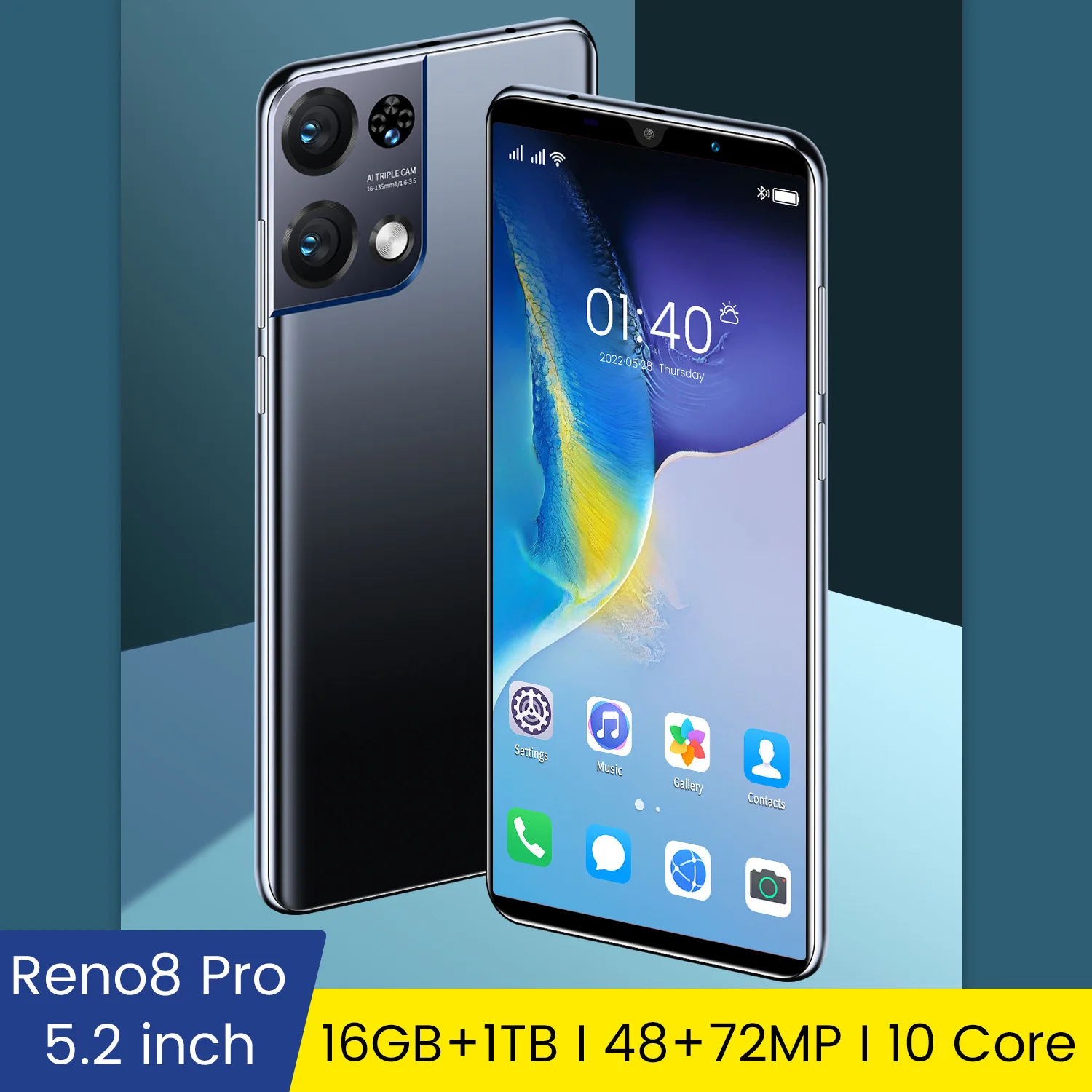 

Оптовая продажа новых недорогих смартфонов Reno8 Pro 16 + 1TB