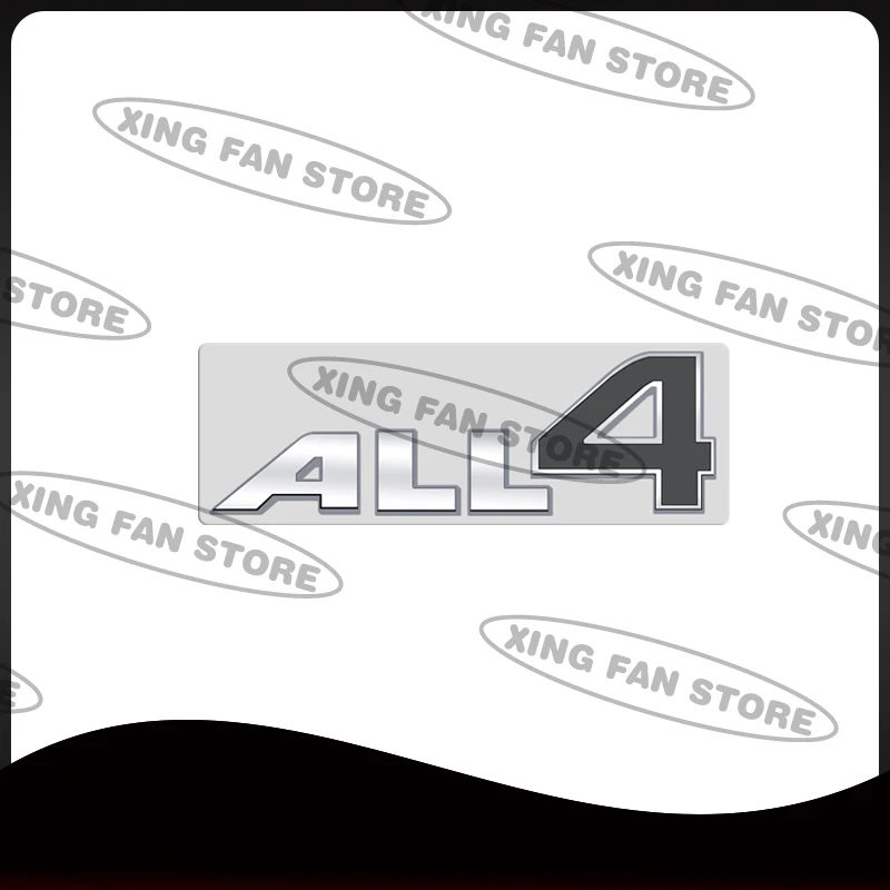 

Автостайлинг ALL4 Автомобильная эмблема задний багажник все 4 значка Наклейка на корпус для MINI Cooper R60 R61 F55 F56 F60 Clubman Countryman