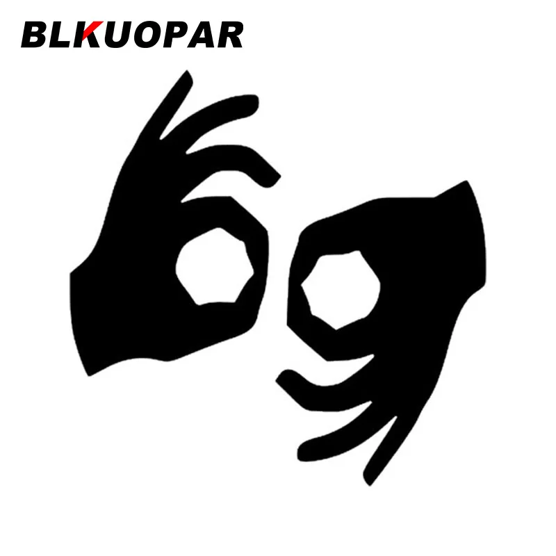 

Наклейки на автомобиль BLKUOPAR, с надписью на языке