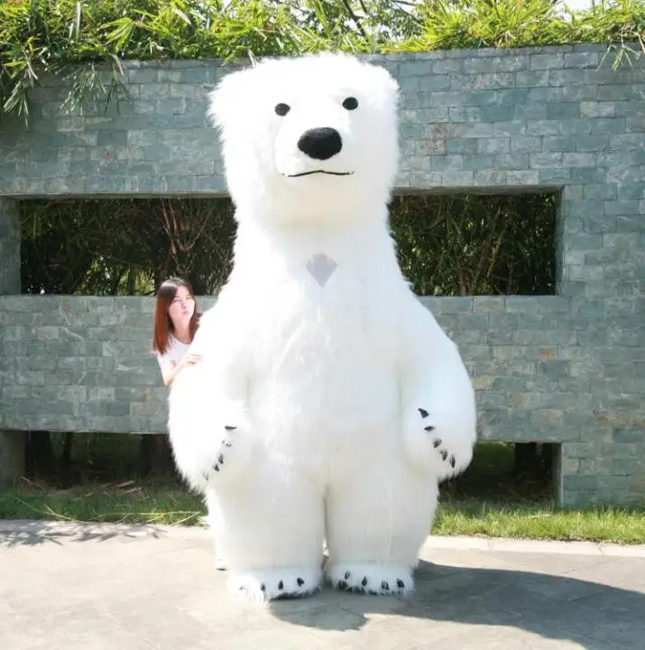 Надувной костюм в русском стиле гигантская панда искусственный для вечерние