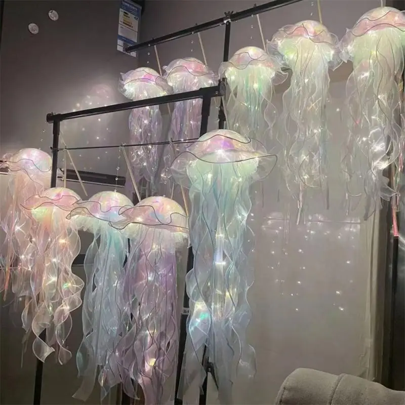 

Rich And Colorful Room Decoration Amazing Portable Room Decor Deco Popular Pleasure Jellyfish Lantern Convenient Chargable Dream