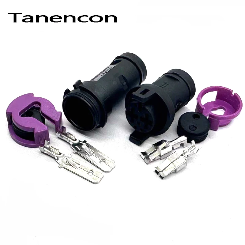 

2 Pin Car Fog Lamp Spotlight Waterproof Wiring Harness Auto Headlight Male Female Connectors 813972926 813972923 for Mazda Rx7