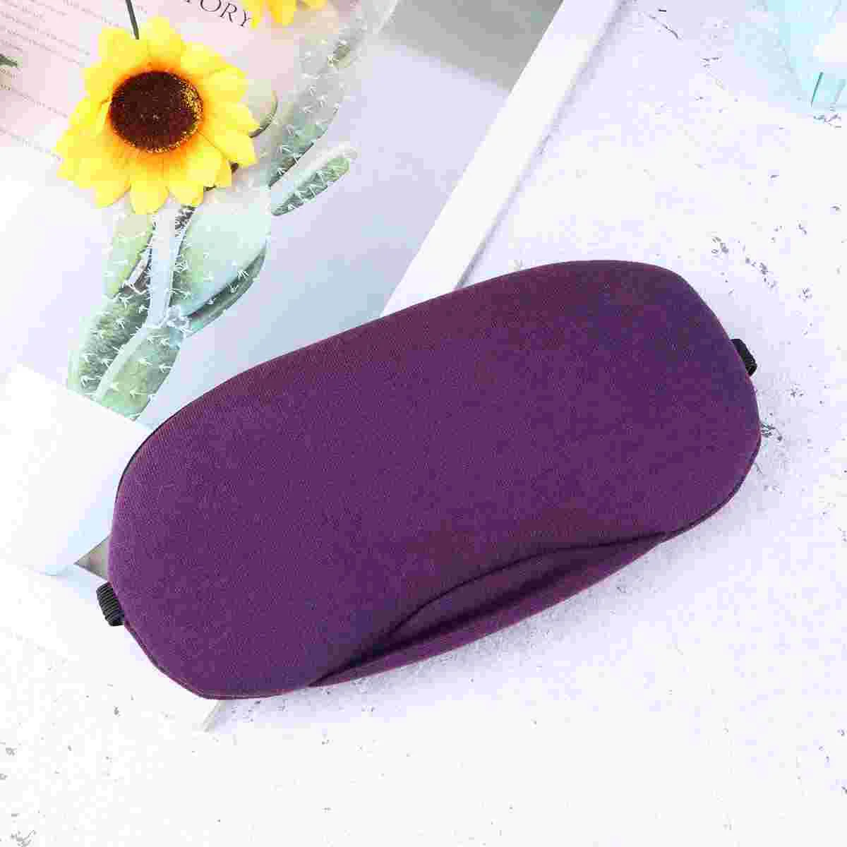 

USB Steam Eye Mask Blindfold Hot Compress Eye Shield for Relieving Insomnia Dry Eye Fatigue (Purple, Fragrance Free)