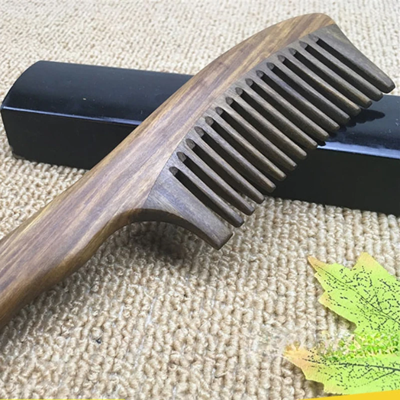 

Гребень деревянный Гладкий бамбуковый для массажа, 1 шт.