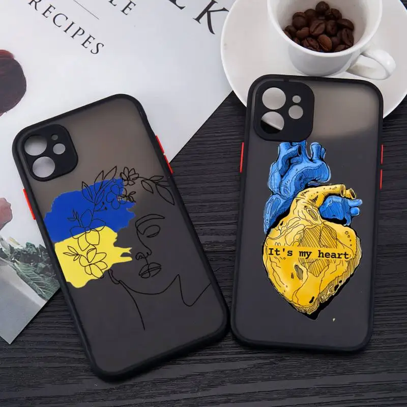 

Ukraine girl deisgn pattern Phone Case matte transparent For iphone 14 11 12 13 plus mini x xs xr pro max cover