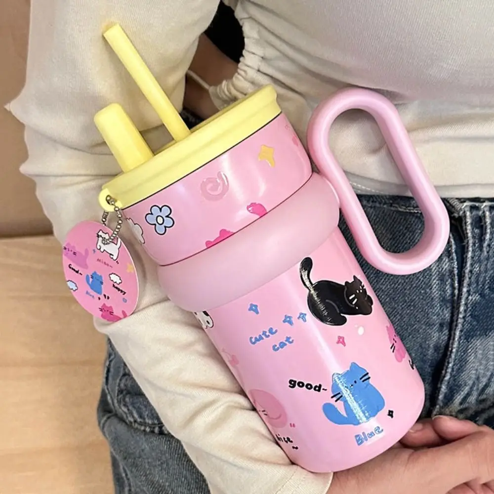 Прочный стакан-термос 600 мл с ручкой стакан из нержавеющей стали 316 крышка