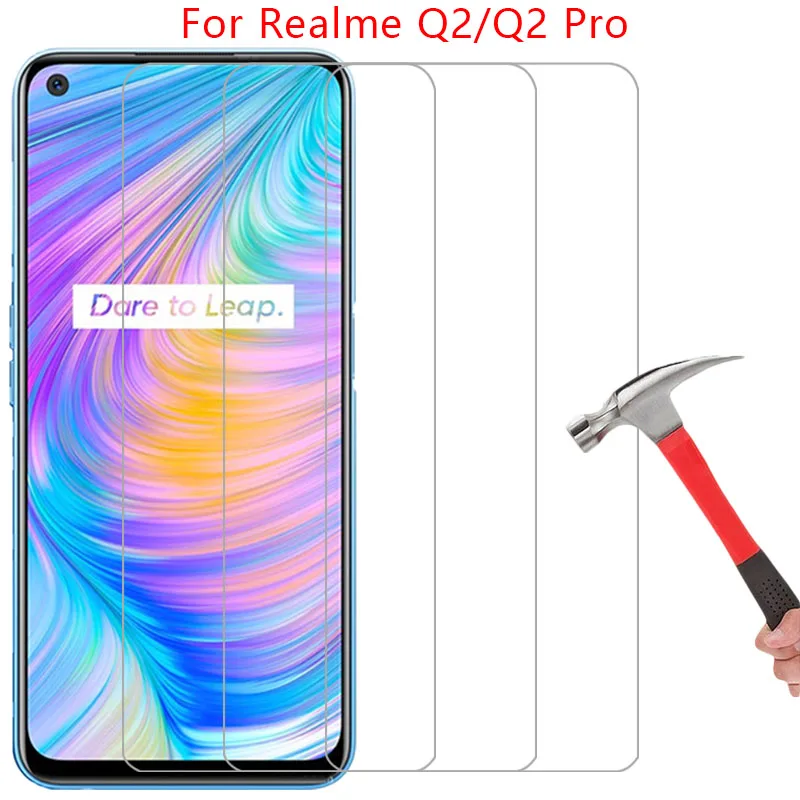Защита экрана для realme q2 pro 5g защитное закаленное стекло на realmeq2 q 2 q2pro пленка