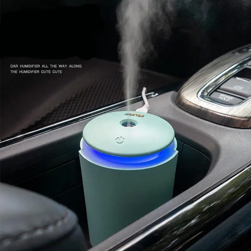 

260ml Mini Air Humidifier With LED Night Light Electric USB Humificador Sprayer Portable Car Aromatherapy Diffuser Home Tools