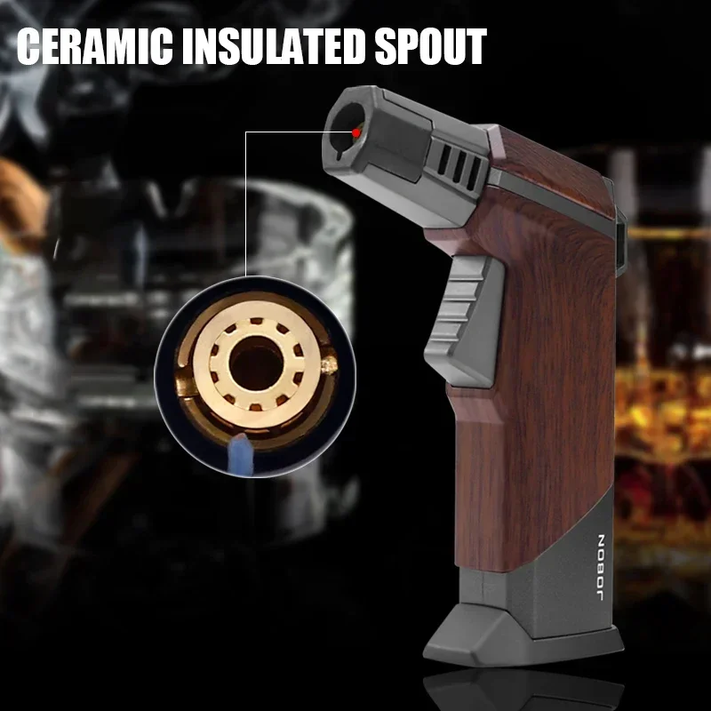 2023 JOBON ветрозащитная синяя зажигалка с огнеупорным замком Противоскользящее