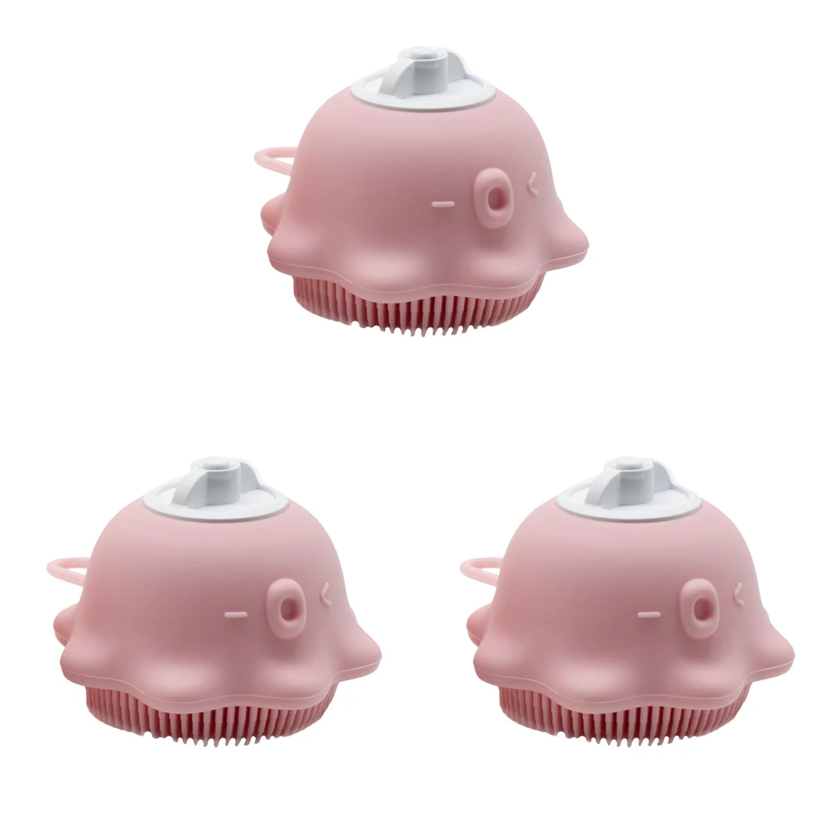 

3 шт., силиконовые детские щётки для душа