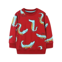 jumping meters 2 7t childrens sweatshirts with animals print hot selling boys cotton clothes long sleeve kids hoodies shirts
