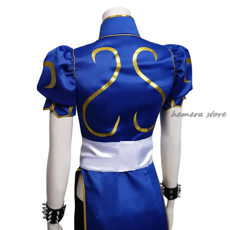 XS-3XL Chun Li Косплей Костюм Аниме Игра Платье Наряд Женский Хэллоуин Вечеринка