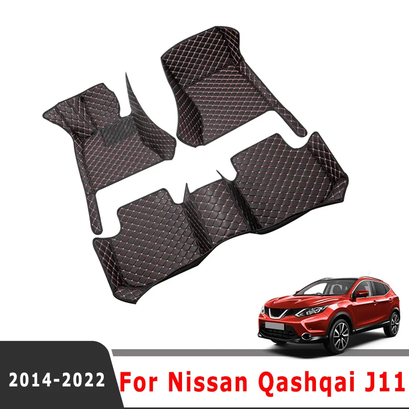 

Автомобильные коврики LHD для Nissan Qashqai J11 2022 2021 2020 2019 2018 2017 2016 2014 Коврики Защитные аксессуары коврики