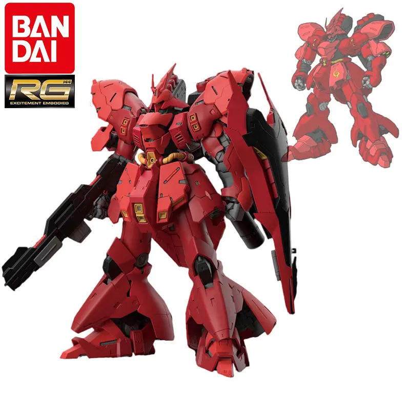 

Bandai Аниме Гундам RG 1/144 набор для сборки фигурки, модель Sazabi аниме экшн-фигурка в сборе Коллекционная модель подарки игрушки