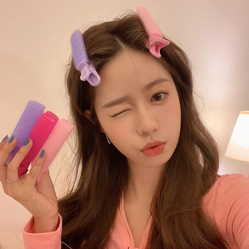 

2/3pcs Bangs Fluffy Hair Clip Lazy Hair Clip Hair Root Styling Hairpin Hair Rollers Bangs Curling Barrel Hair Clips Curler Tools