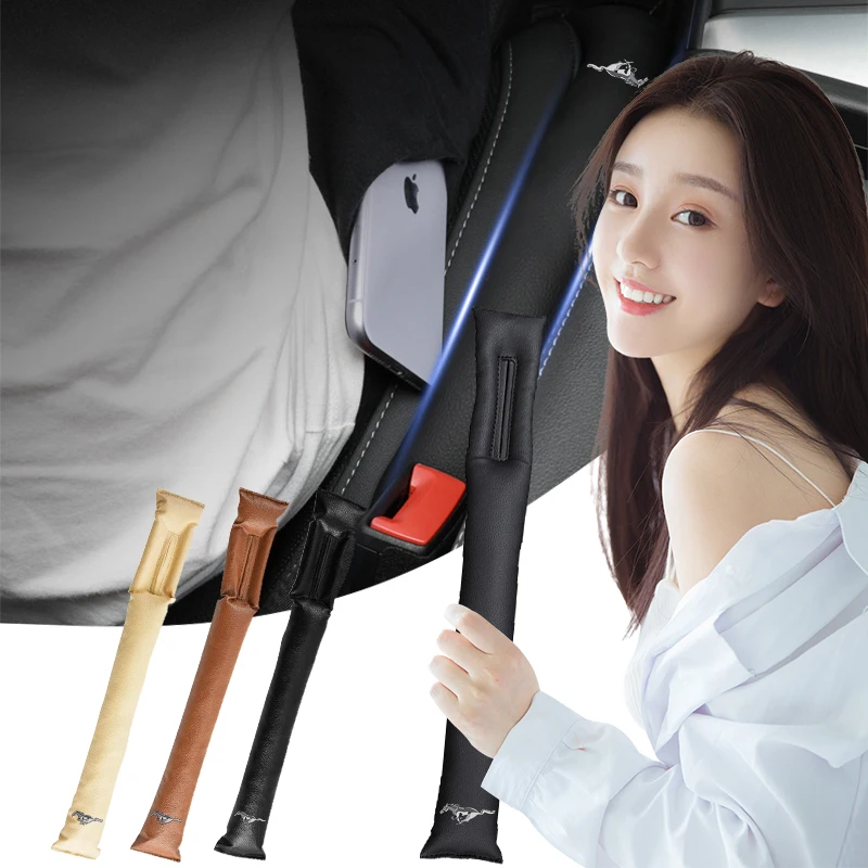 Car Seat Gap Filling Side Seam Plug Leak-proof Strip For Mustang 2005 2006 2007 2008 2009 2016 2017 GT Guitar Eleanor Pickguard