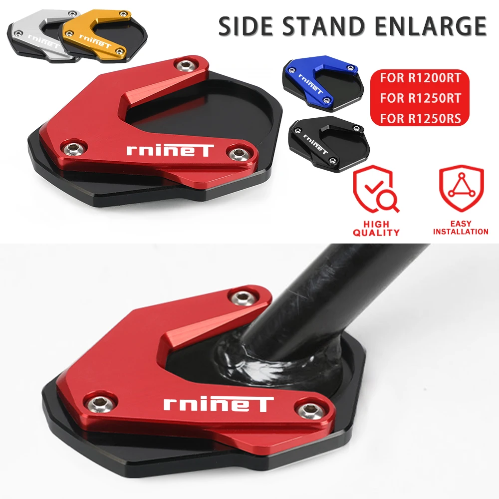 

For BMW RnineT R nine T R1200RT R1200 RT R 1200RT R1200R R1200ST Side Stand Pad Plate Kickstand Enlarger Support Extension