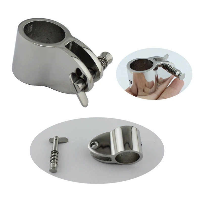 

Top Jaw Slide Bimini Railing Fitting Mirror Polish For Yacht Boat Hardware 37JE