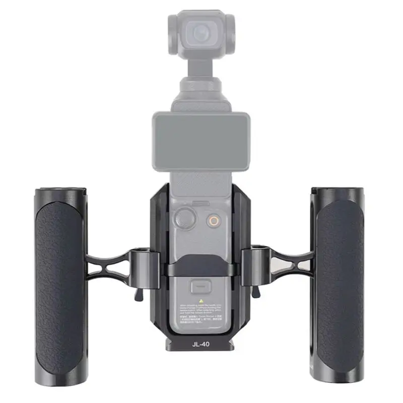 Алюминиевый защитный кейдж Jlwin для DJI Osmo Pocket 3 с адаптером для расширения и креплением-кронштейном (art.: 3920dbc1af29e) - 3920dbc1af29e