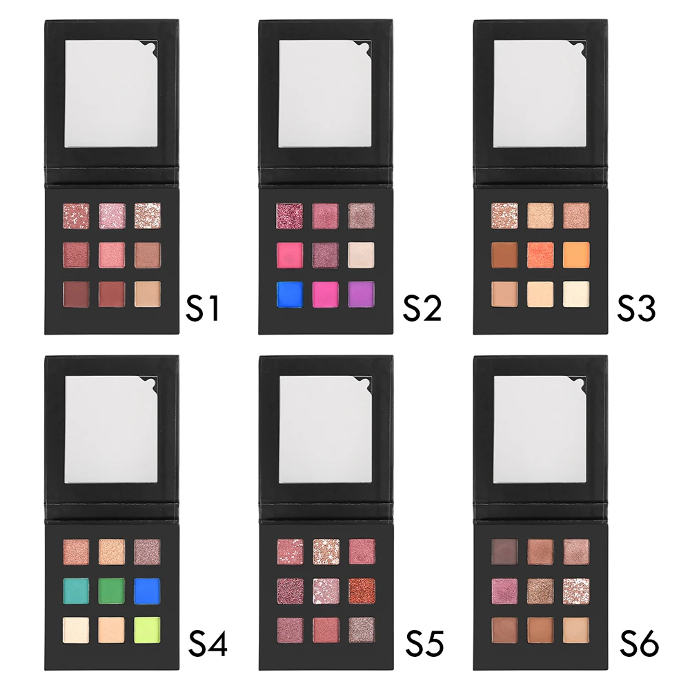 9 Colors of Optional Color Eyeshadow Private Custom Makeup Palette Set Make Up Long-lasting