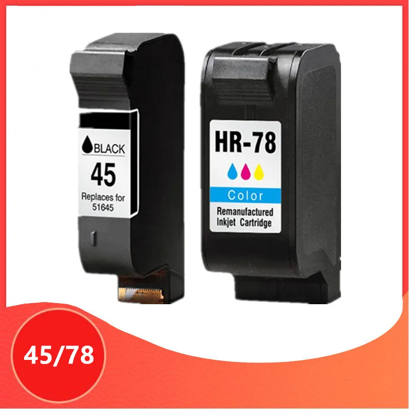 Чернильный картридж для принтеров HP 45 hp 78 deskjet 1220c 3820 3822 6122 6127 930c 932c 940c 950c