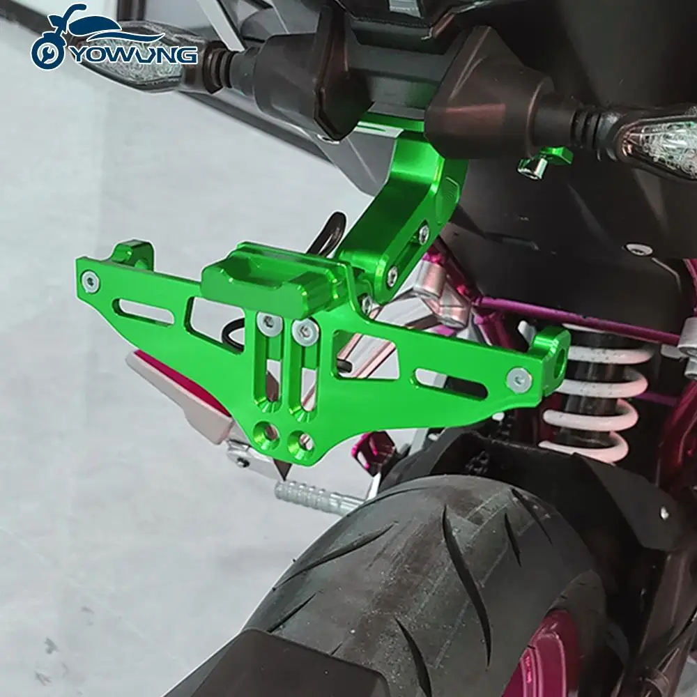 Кронштейн для номерного знака мотоцикла держатель Kawasaki Ninja 250R 300 500R 600R 750R ZX10 ZX11 |