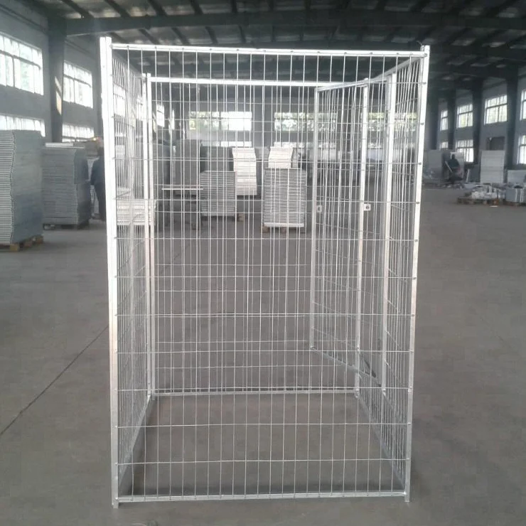 Оптовая продажа большая металлическая сварная клетка для собак уличная животных